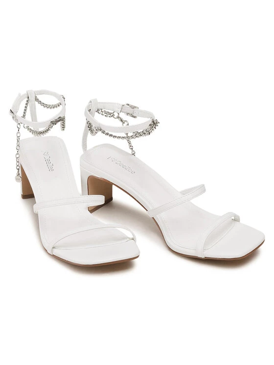 DeeZee Γυναίκες Σανδάλια LS5497-01 Λευκό Λευκό - Image 5