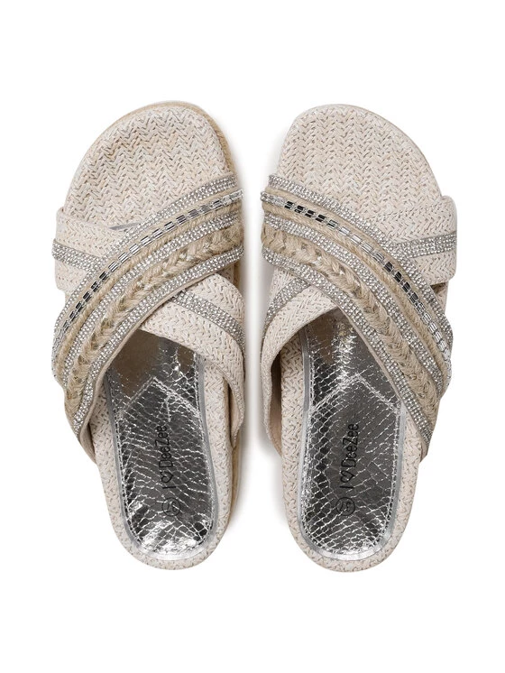 DeeZee Γυναίκες Εσπαντρίγιες WS210432-01 Μπεζ Μπεζ - Image 6