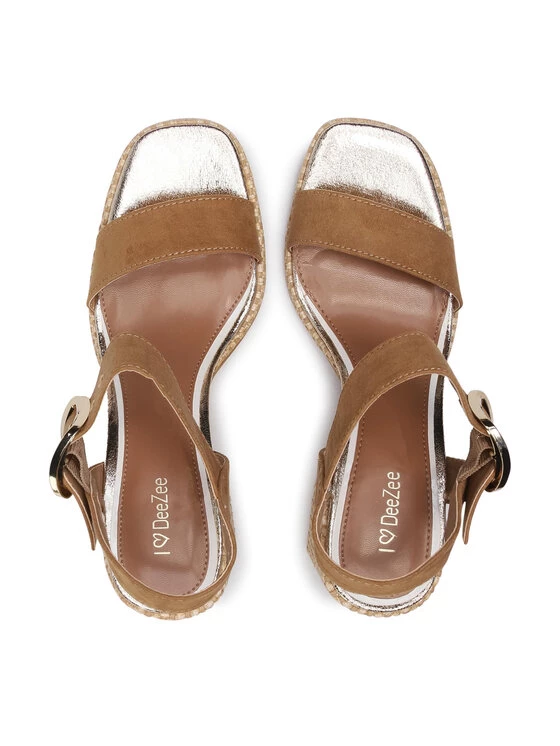 DeeZee Γυναίκες Εσπαντρίγιες WFA1521-1 Καφέ Καφέ - Image 6