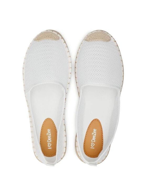 DeeZee Γυναίκες Εσπαντρίγιες WSS20378-02 Λευκό Λευκό - Image 6