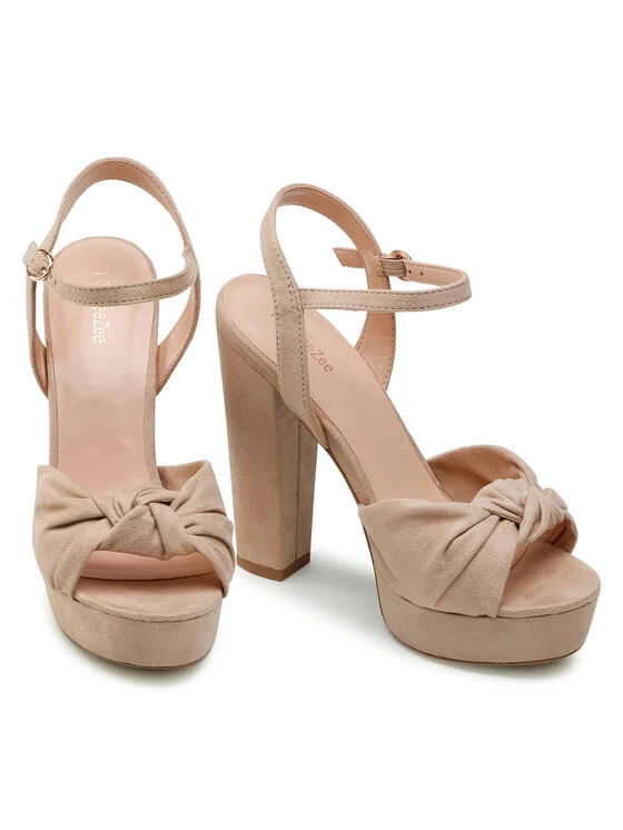 DeeZee Γυναίκες Σανδάλια WYL2539-1 Μπεζ Μπεζ - Image 5