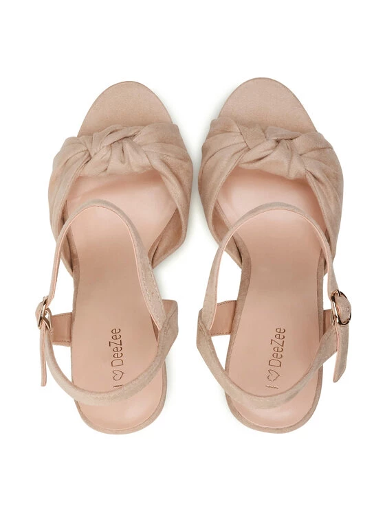 DeeZee Γυναίκες Σανδάλια WYL2539-1 Μπεζ Μπεζ - Image 6