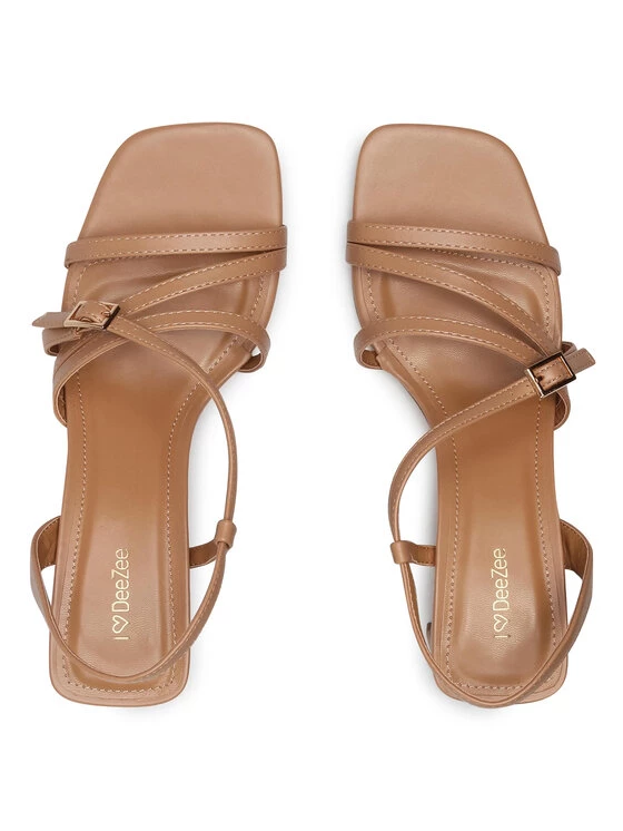 DeeZee Γυναίκες Σανδάλια LS5497-02 Μπεζ Μπεζ - Image 6