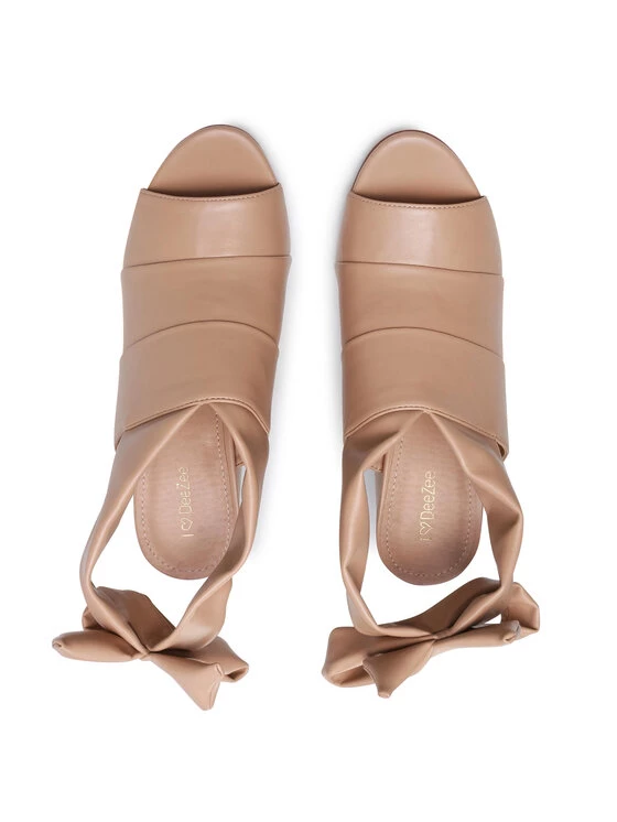 DeeZee Γυναίκες Σανδάλια LS5489-01 Καφέ Καφέ - Image 6