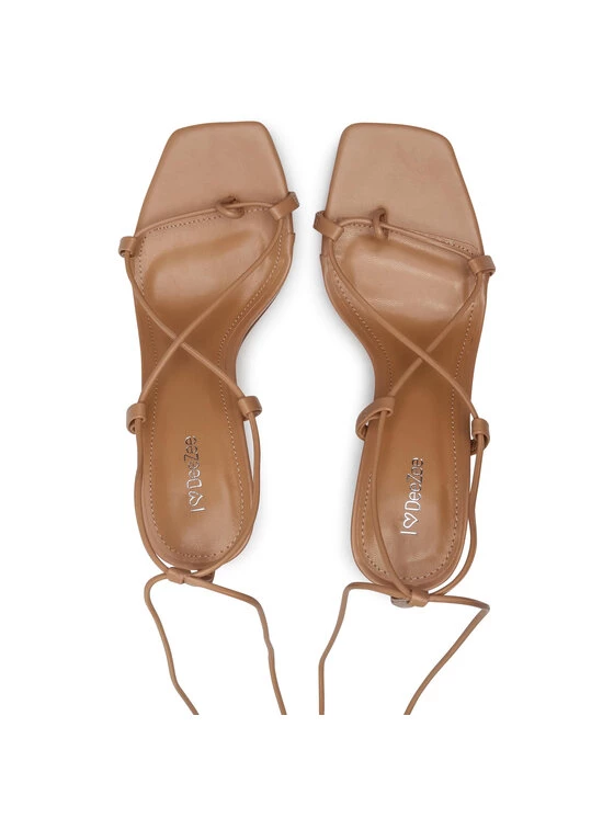 DeeZee Γυναίκες Σανδάλια LS5488-02 Καφέ Καφέ - Image 6