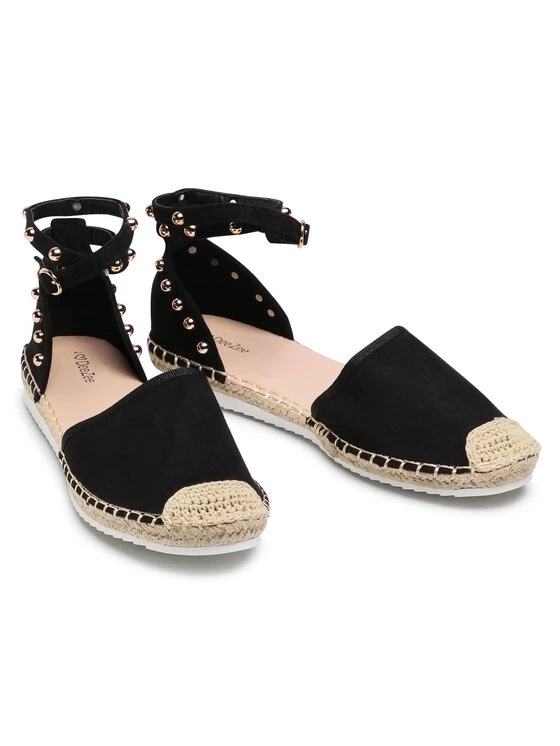 DeeZee Γυναίκες Κλειστά Παπούτσια Εσπαντρίγιες WSS899-01 Μαύρο Μαύρο - Image 6