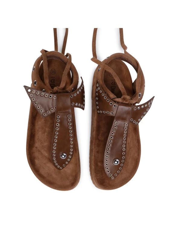 DeeZee Γυναίκες Σανδάλια WS17310-3 Καφέ Καφέ - Image 5