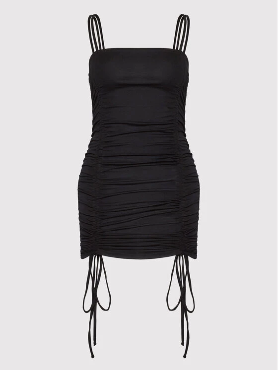 DeeZee Γυναίκες Καλοκαιρινά Φορέματα Φόρεμα καλοκαιρινό Sweet Summer Love S-1129 Μαύρο Slim Fit Μαύρο - Image 5