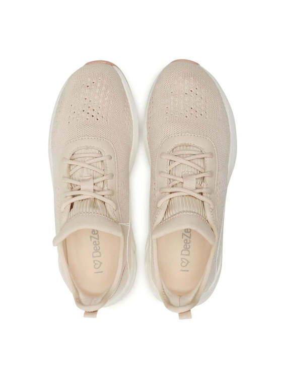 DeeZee Γυναίκες Κοντά Αθλητικά Αθλητικά WS140729-01 Μπεζ Μπεζ - Image 6