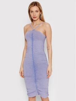 DeeZee Γυναίκες Καλοκαιρινά Φορέματα Φόρεμα καλοκαιρινό Warming Up S-1113 Μωβ Slim Fit Μωβ