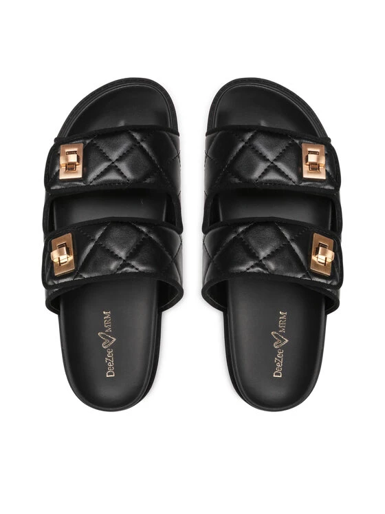 DeeZee Γυναίκες Παντόφλες WS5516-56 Μαύρο Μαύρο - Image 6