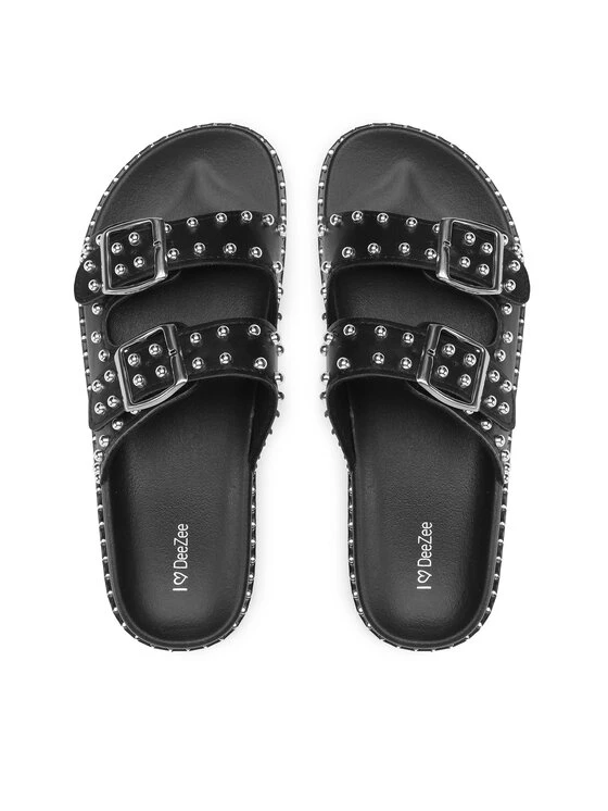 DeeZee Γυναίκες Παντόφλες TS5275-01 Μαύρο Μαύρο - Image 6