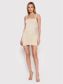 DeeZee Γυναίκες Καλοκαιρινά Φορέματα Φόρεμα καλοκαιρινό Sweet Summer Love S-1129 Μπεζ Slim Fit Μπεζ