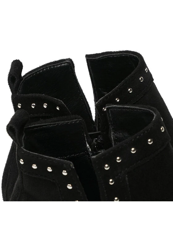 DeeZee Γυναίκες Biker Μποτάκια Μποτάκια WS19233-02 Μαύρο Μαύρο - Image 6