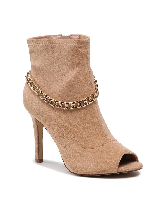 DeeZee Γυναίκες Μποτάκια LS4937-54 Μπεζ Μπεζ