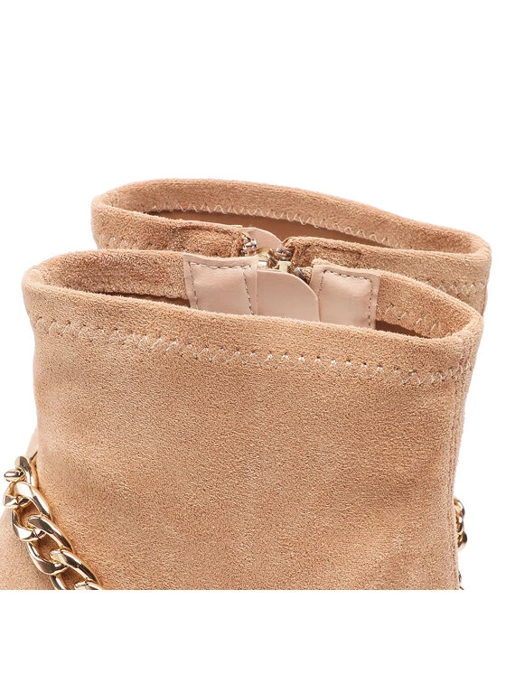 DeeZee Γυναίκες Μποτάκια LS4937-54 Μπεζ Μπεζ - Image 6