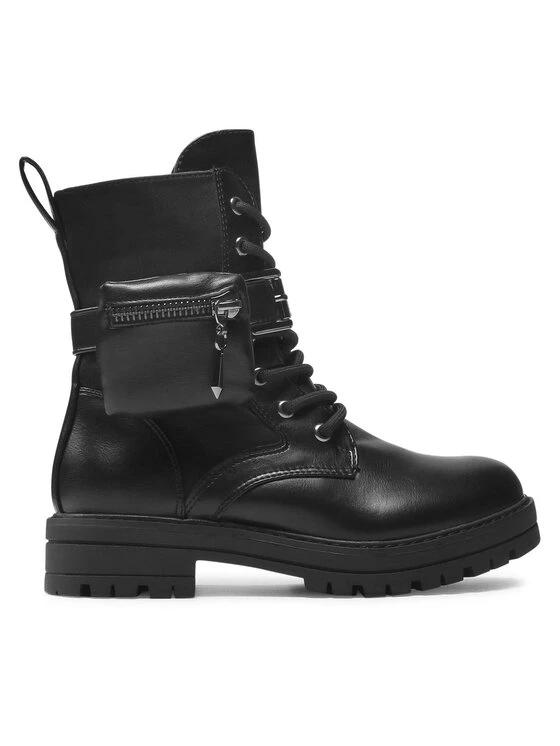 DeeZee Γυναίκες Biker Μποτάκια Ορειβατικά παπούτσια CS2922-08 Μαύρο Μαύρο - Image 2