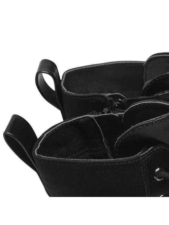 DeeZee Γυναίκες Biker Μποτάκια Ορειβατικά παπούτσια CS2922-08 Μαύρο Μαύρο - Image 6