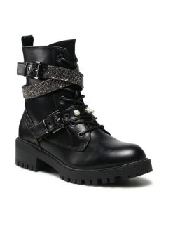 DeeZee Γυναίκες Biker Μποτάκια Ορειβατικά παπούτσια WS5577-09 Μαύρο Μαύρο