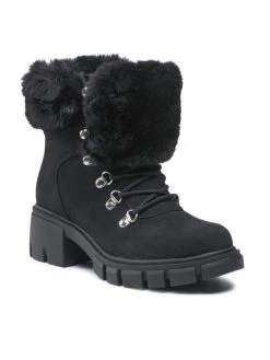 DeeZee Γυναίκες Biker Μποτάκια Μποτάκια WS5575-13 Μαύρο Μαύρο