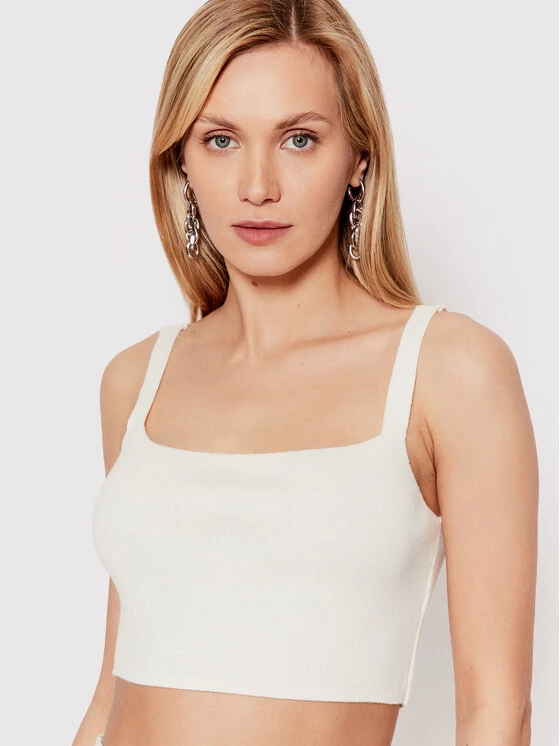 DeeZee Γυναίκες Tops Σετ τοπ και παντελόνι Pixie KMPD0007 Μπεζ Regular Fit Μπεζ - Image 4