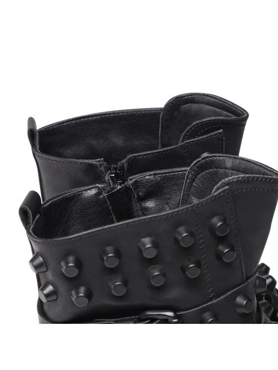 DeeZee Γυναίκες Biker Μποτάκια Μποτάκια WS2257-01 Μαύρο Μαύρο - Image 6