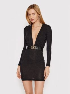 DeeZee Γυναίκες Κοκτέιλ Φορέματα Φόρεμα κοκτέιλ One Kiss ILF003 Μαύρο Slim Fit Μαύρο