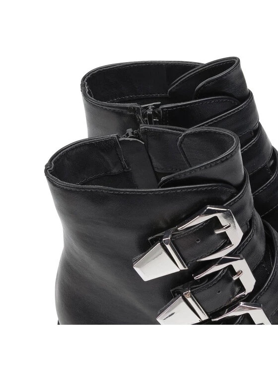 DeeZee Γυναίκες Biker Μποτάκια Μποτάκια WS5168-02 Μαύρο Μαύρο - Image 6