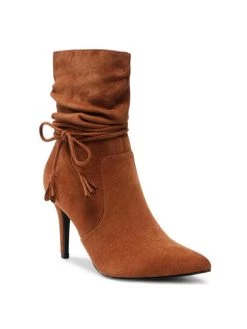 DeeZee Γυναίκες Μποτάκια LS5268-08 Καφέ Καφέ