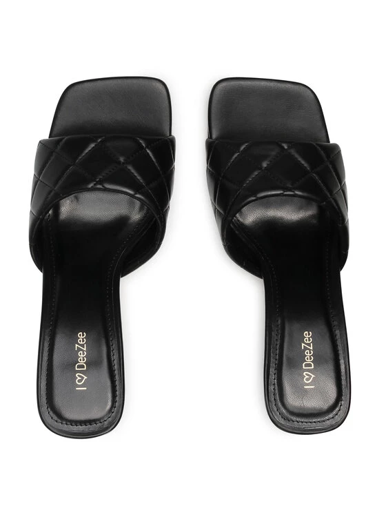 DeeZee Γυναίκες Παντόφλες LS5498-01 Μαύρο Μαύρο - Image 6