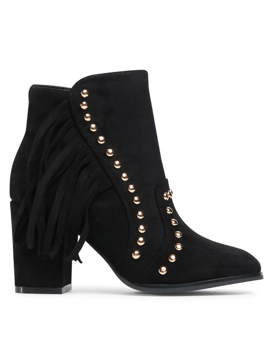 DeeZee Γυναίκες Biker Μποτάκια Μποτάκια WYL2294-1 Μαύρο Μαύρο - Image 2