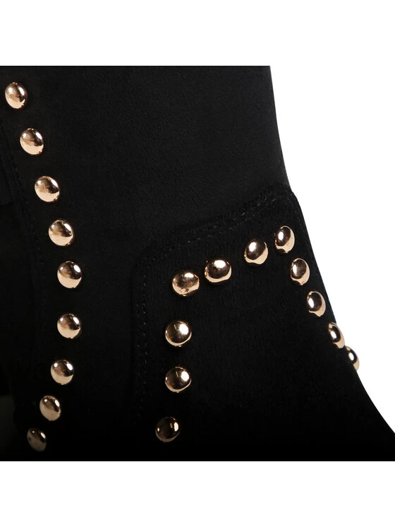 DeeZee Γυναίκες Biker Μποτάκια Μποτάκια WYL2294-1 Μαύρο Μαύρο - Image 6