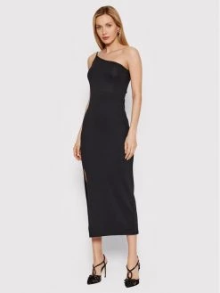 DeeZee Γυναίκες Κοκτέιλ Φορέματα Φόρεμα κοκτέιλ Ketty RN-010 Μαύρο Slim Fit Μαύρο