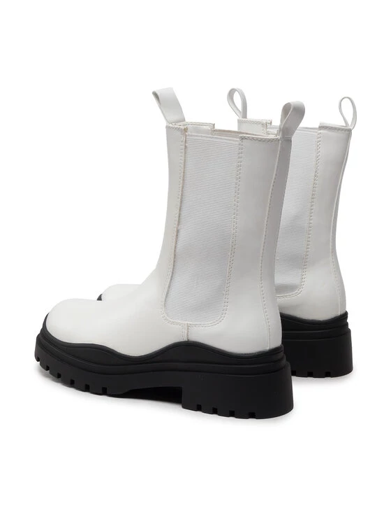 DeeZee Γυναίκες Μποτάκια με λάστιχο ZAL90152-1 Λευκό Λευκό - Image 3