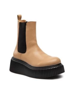 DeeZee Γυναίκες Biker Μποτάκια Μποτάκια ZAL85311-1A Καφέ Καφέ