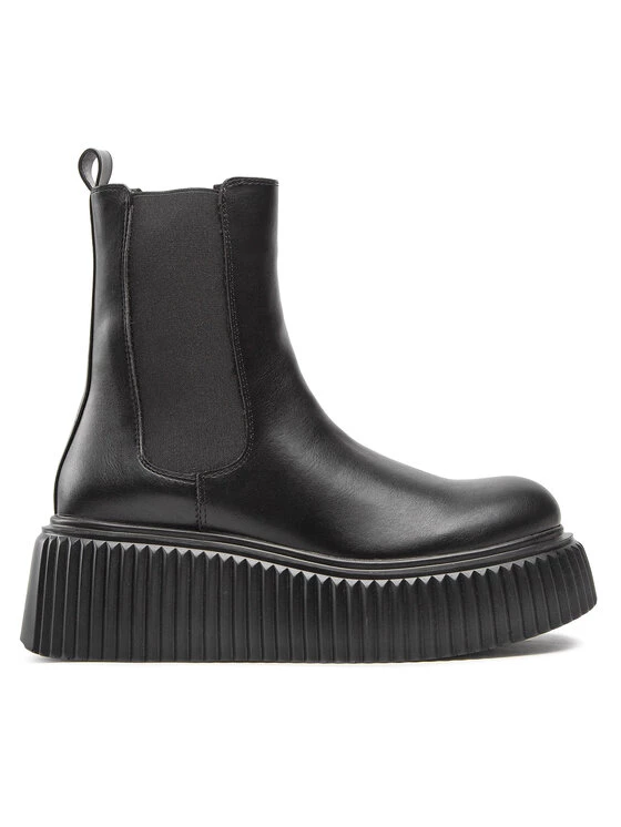 DeeZee Γυναίκες Biker Μποτάκια Μποτάκια ZAL85311-1A Μαύρο Μαύρο - Image 2