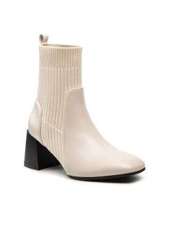 DeeZee Γυναίκες Biker Μποτάκια Μποτάκια ZALSC126-1 Μπεζ Μπεζ