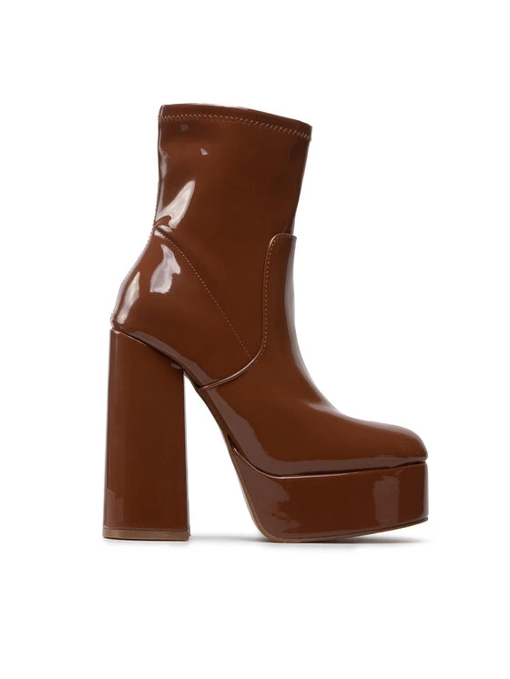 DeeZee Γυναίκες Biker Μποτάκια Μποτάκια ZALXBH220154 Καφέ Καφέ - Image 2