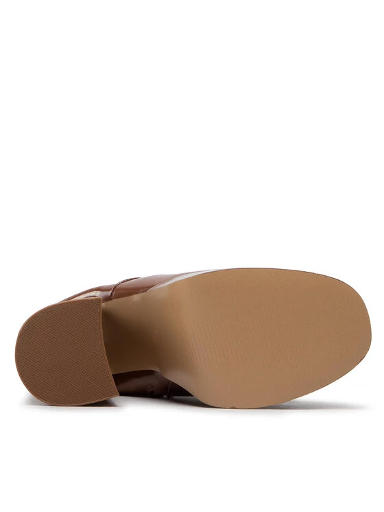 DeeZee Γυναίκες Biker Μποτάκια Μποτάκια ZALXBH220154 Καφέ Καφέ - Image 4