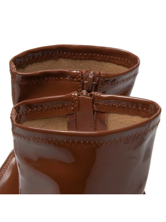 DeeZee Γυναίκες Biker Μποτάκια Μποτάκια ZALXBH220154 Καφέ Καφέ - Image 5