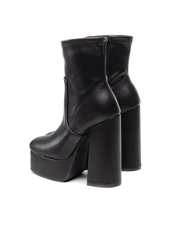 DeeZee Γυναίκες Biker Μποτάκια Μποτάκια ZALXBH220154 Μαύρο Μαύρο - Image 3