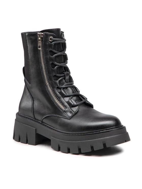 DeeZee Γυναίκες Μποτάκια ZAL69296-1 Μαύρο Μαύρο