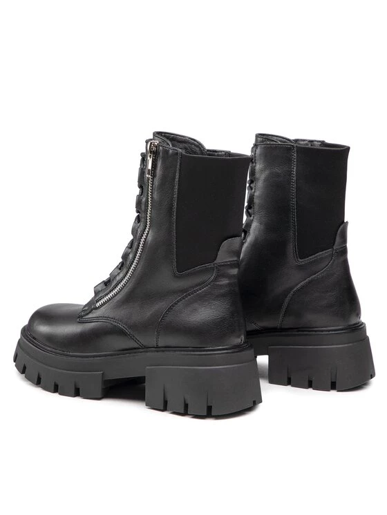 DeeZee Γυναίκες Μποτάκια ZAL69296-1 Μαύρο Μαύρο - Image 3