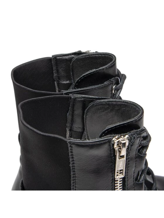 DeeZee Γυναίκες Μποτάκια ZAL69296-1 Μαύρο Μαύρο - Image 5