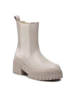 DeeZee Γυναίκες Chelsea Boots Μποτάκια με λάστιχο ZAL13130-1 Μπεζ Μπεζ