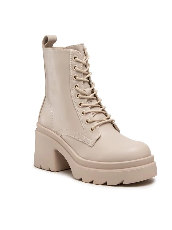 DeeZee Γυναίκες Μποτάκια ZAL90112-1A Μπεζ Μπεζ