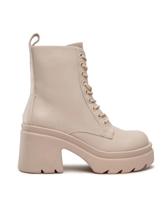 DeeZee Γυναίκες Μποτάκια ZAL90112-1A Μπεζ Μπεζ - Image 2