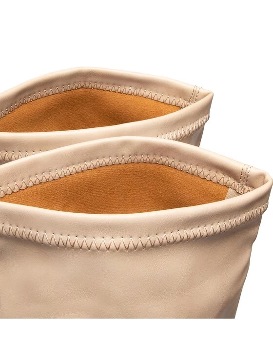 DeeZee Γυναίκες Μπότες Πάνω από το Γόνατο Μπότες πάνω από το γόνατο ZAL960638-2 Μπεζ Μπεζ - Image 4