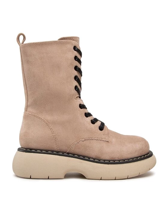 DeeZee Γυναίκες Μποτάκια ZAL90087-4 Μπεζ Μπεζ - Image 2