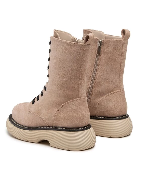 DeeZee Γυναίκες Μποτάκια ZAL90087-4 Μπεζ Μπεζ - Image 3